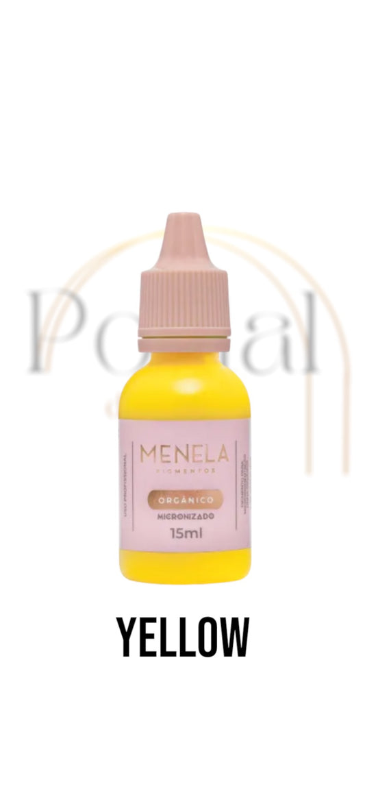 Pigmento MR YELLOW Orgânico Menela - 15ml