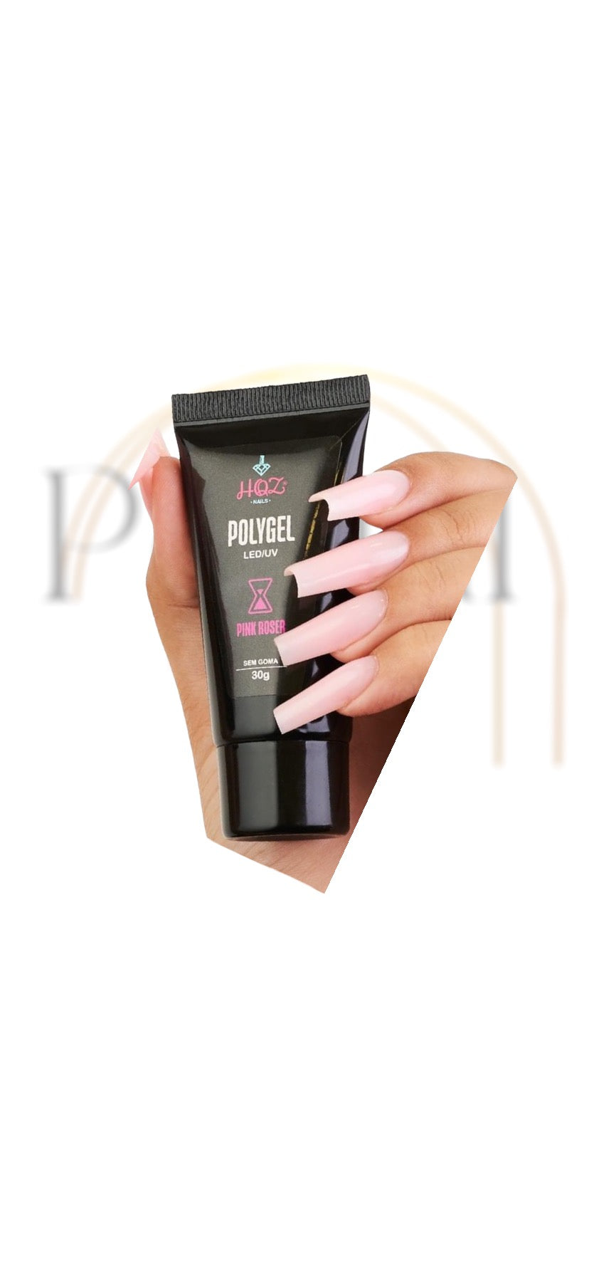 Polygel Pink Roser HQZ Nails 30g