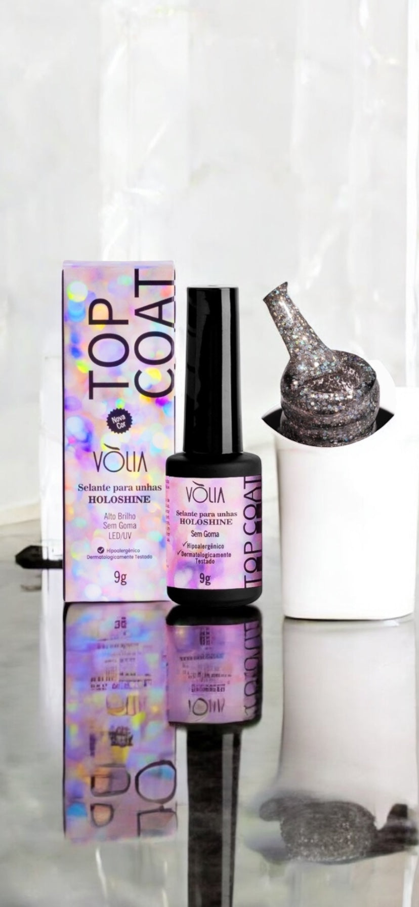 Top Coat – Holoshine 9g - Vòlia