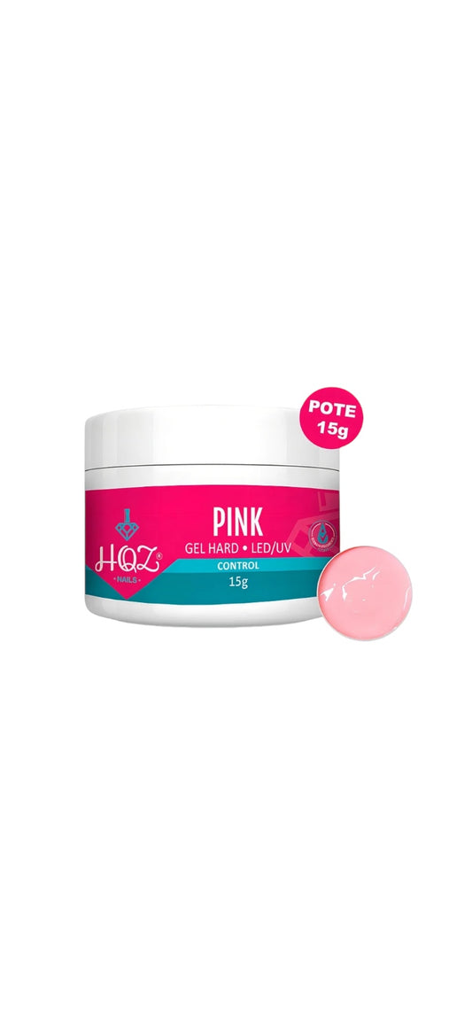 Gel Pink Hard Control 15g - HQZ Nails