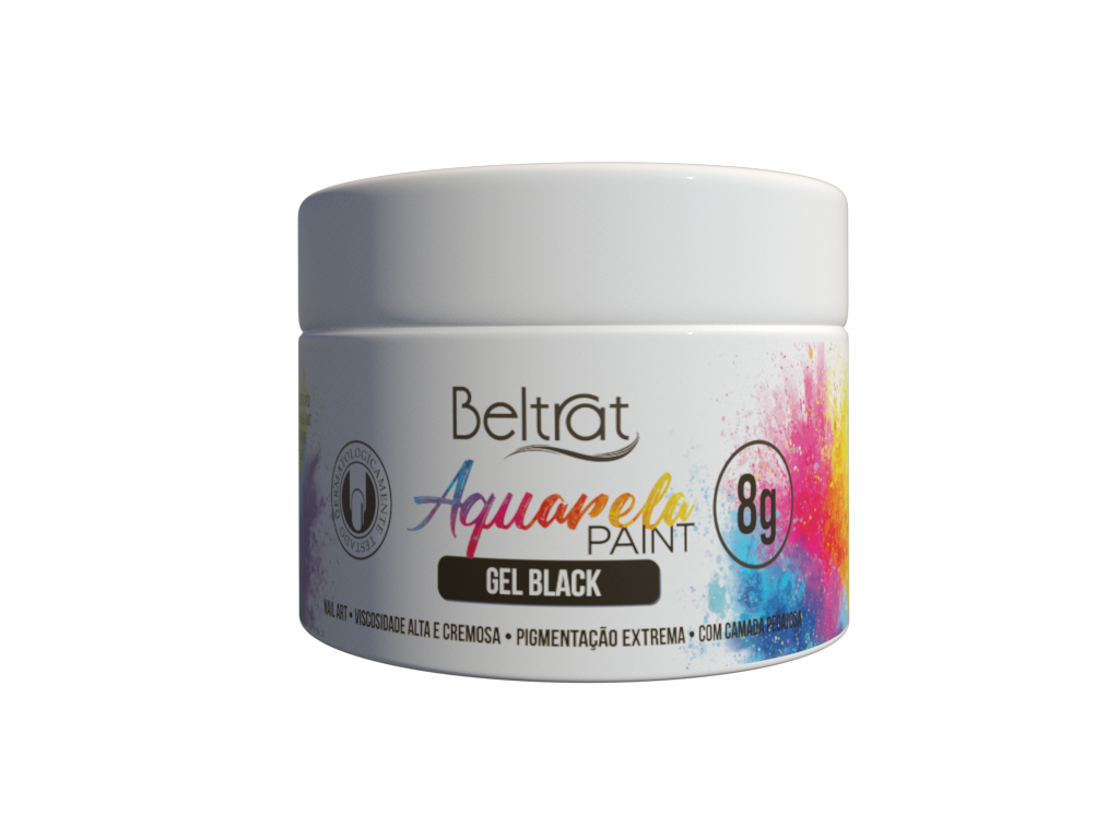 Gel Paint Aquarela Black - Beltrat