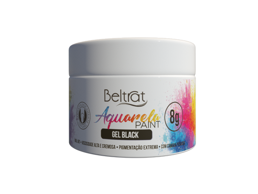 Gel Paint Aquarela Black - Beltrat